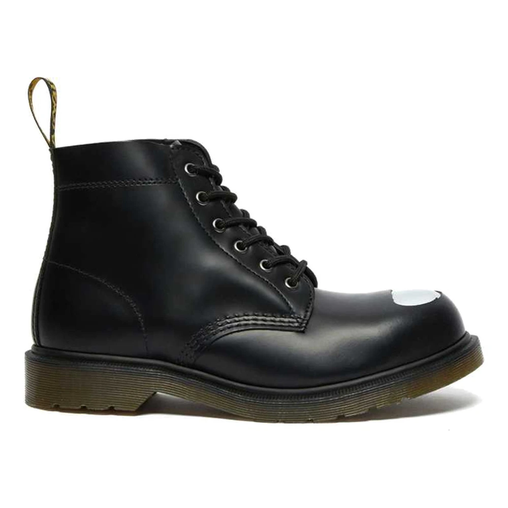 Ботинки Dr. Martens 101 кожаные короткие, унисекс, черные, Размер: 36 | Китай.рф