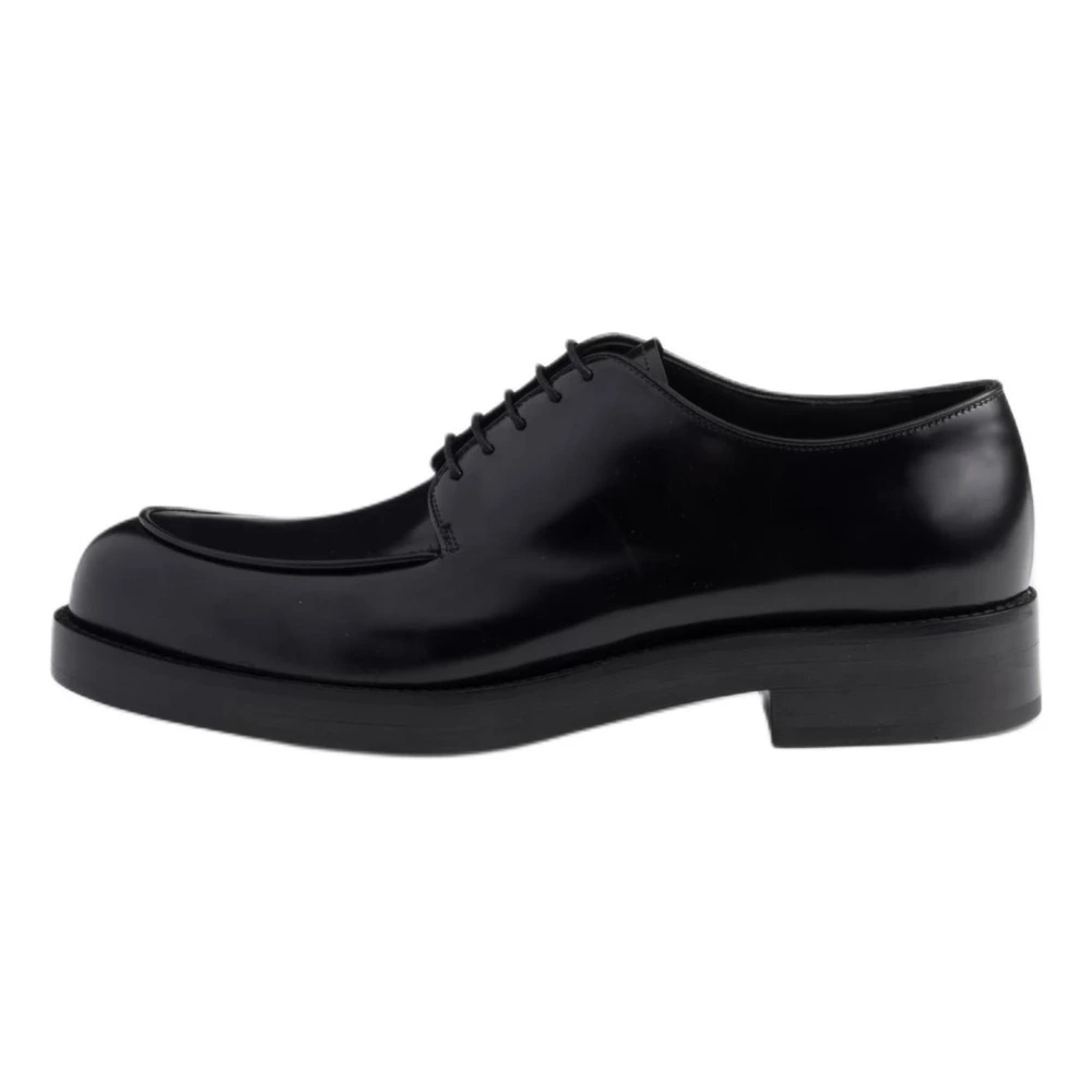 Туфли мужские PRADA Leather Lace-Up Shoes, Издание: С оригинальной коробкой для обуви, Размер: 45 | Китай.рф