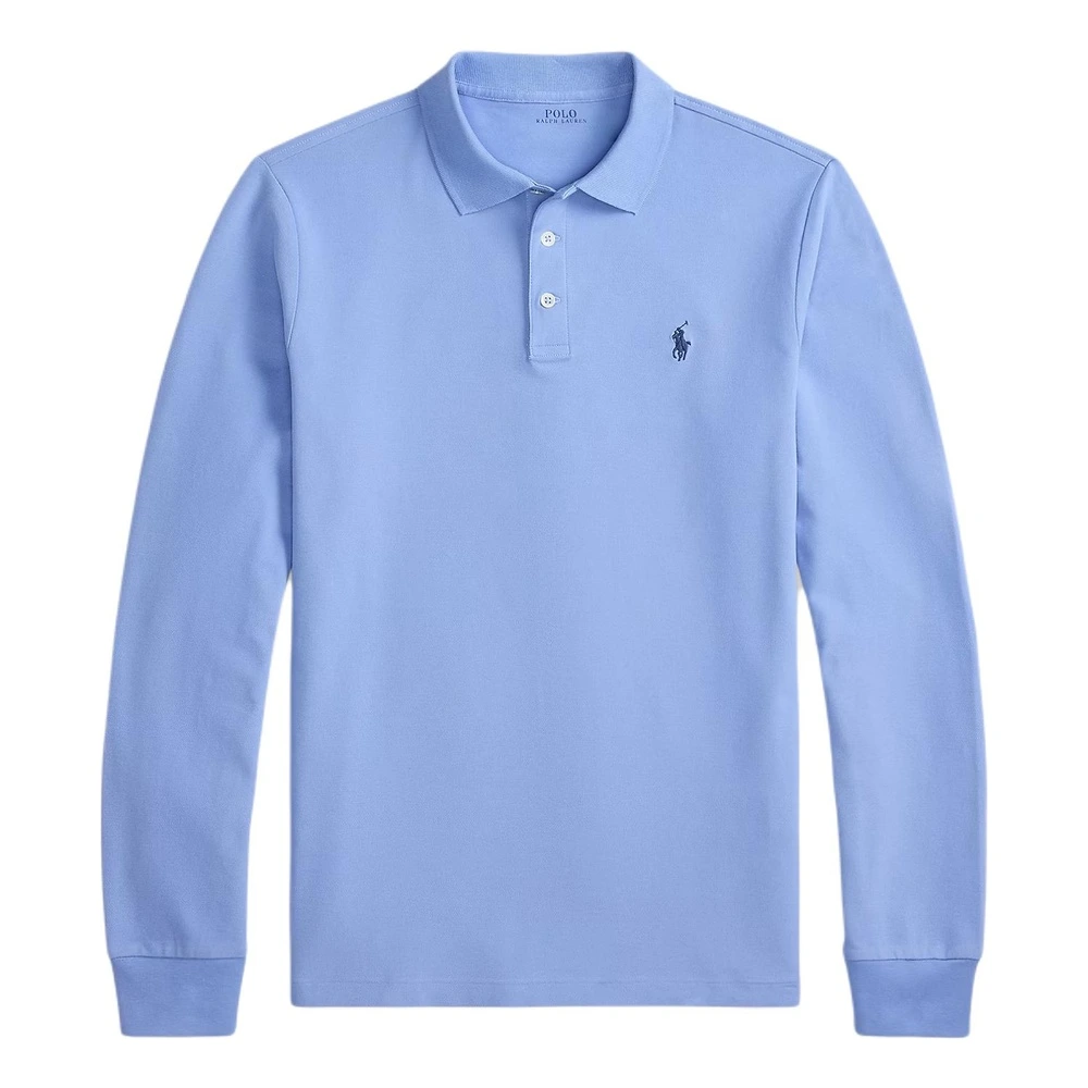Поло рубашка мужская Polo Ralph Lauren, темно-синяя, Цвет: осенний синий, Размер: L | Китай.рф