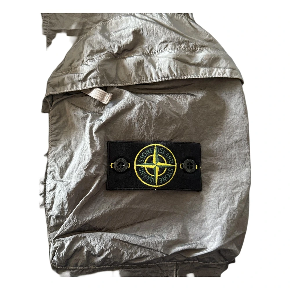 Карго штаны STONE ISLAND с нашивкой-логотипом, Цвет: темно-серый, Размер: 30 | Китай.рф