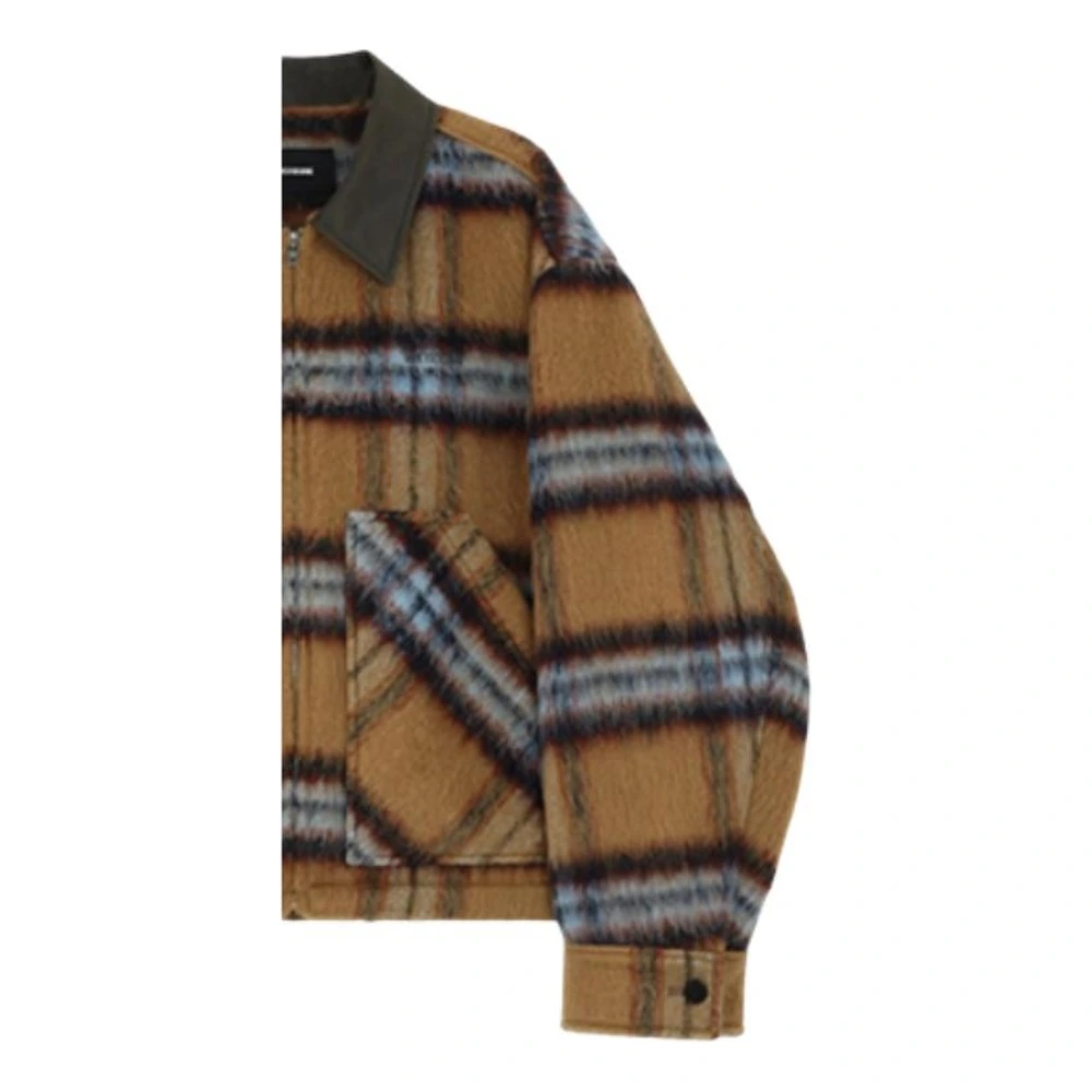 Куртка WE11DONE Lapel с запахом и молнией, Цвет: верблюд, Размер: XS | Китай.рф