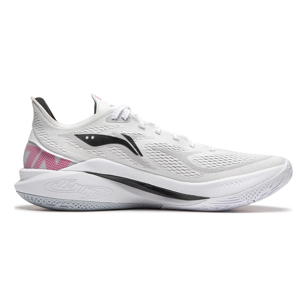 Баскетбольные кроссовки Li-Ning Sonic 12 V2 с технологией Бенг, Цвет: Стандартный белый, Размер: 41 | Китай.рф