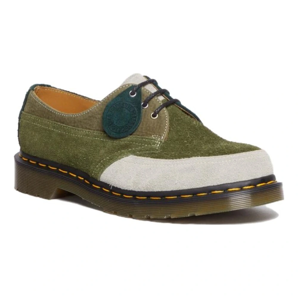 Ботинки Dr. Martens 1461 женские военные зеленые, Цвет: Армейский зеленый, Размер: 36 | Китай.рф