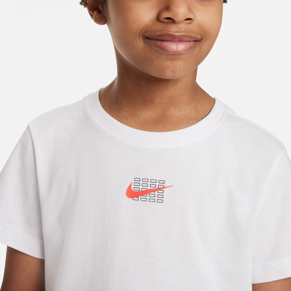 Футболка Nike детская с круглым вырезом белая, Цвет: Белый, Размер: M | Китай.рф