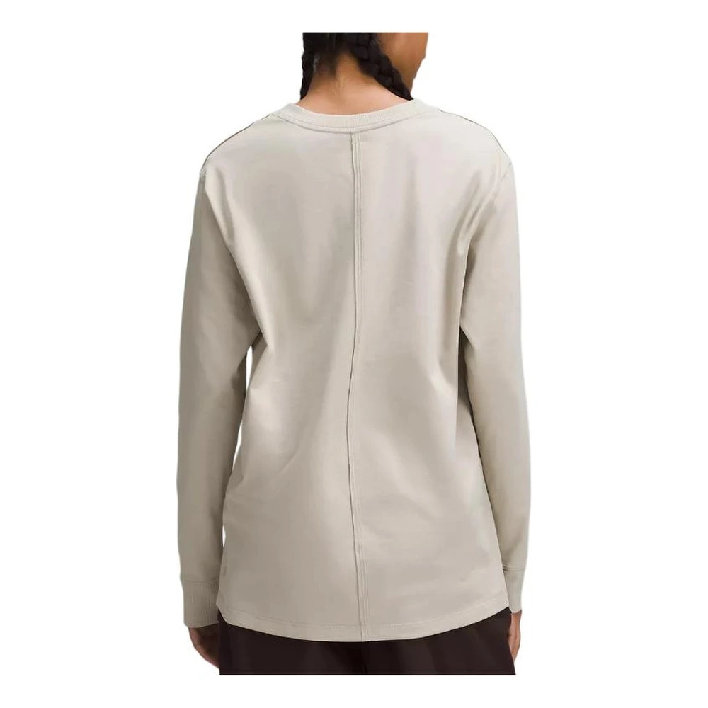 Футболка Lululemon Women's Crew Neck Long Sleeve, Цвет: коричневый, Размер: 4 | Китай.рф