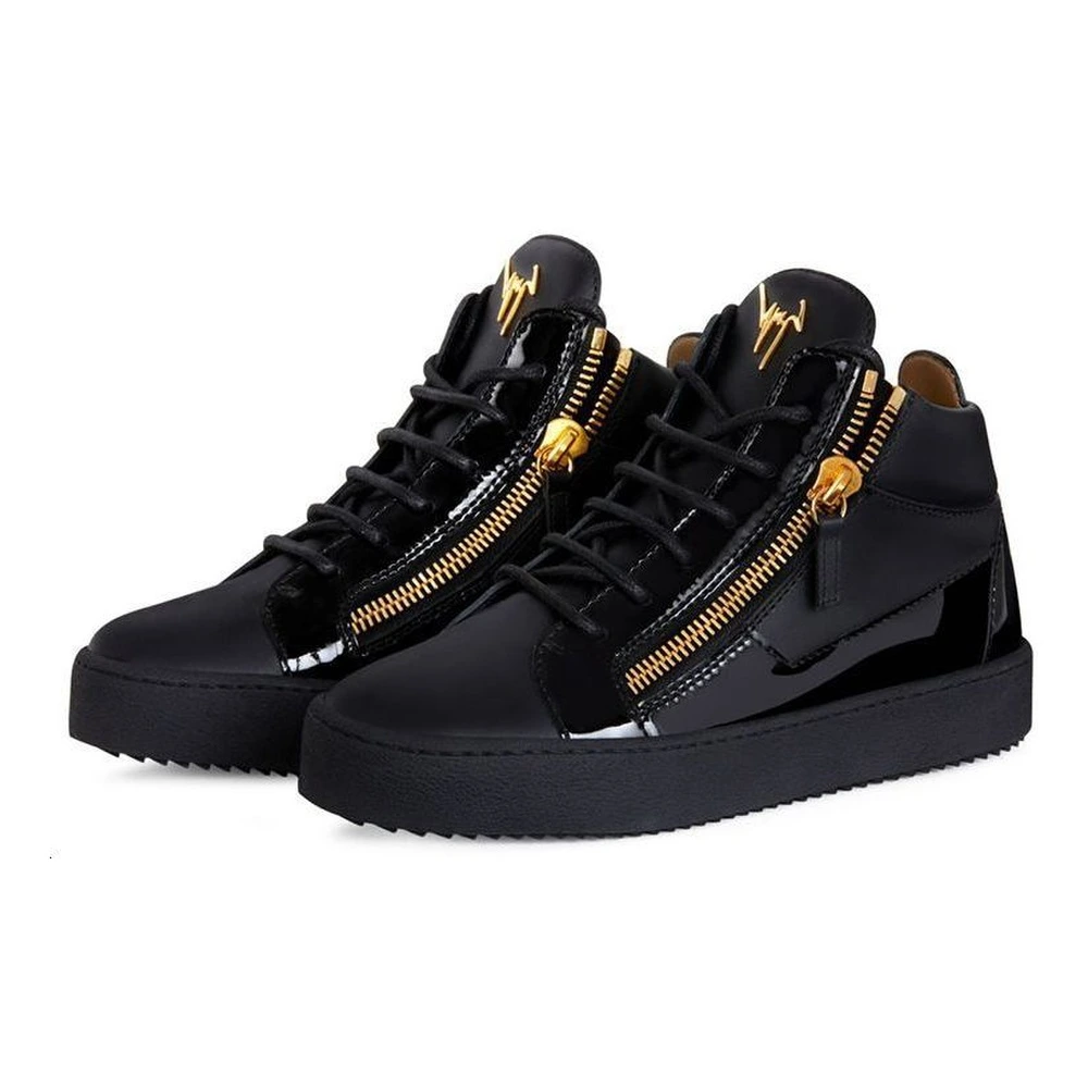 Кроссовки Giuseppe Zanotti Kriss Mid top женские черные, Издание: С оригинальной коробкой для обуви, Размер: 36 | Китай.рф