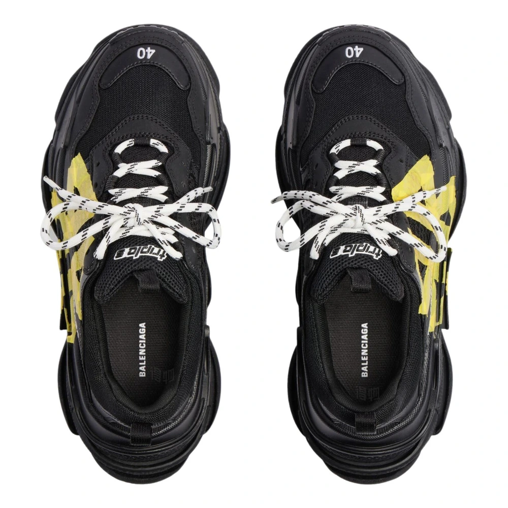 Кроссовки Balenciaga Triple S Tape Type Lace Up Sneakers, Размер: 39 | Китай.рф