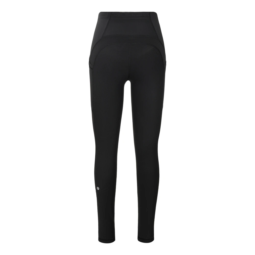 Спортивные леггинсы lululemon Tightest Stuff 25" высокие черные, Цвет: черный, Размер: XS | Китай.рф