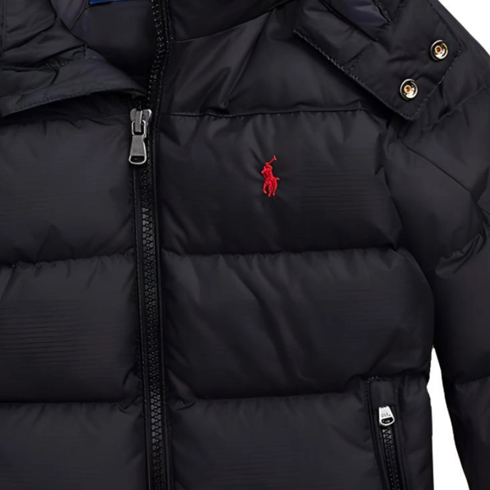 Пуховик Polo Ralph Lauren детский черный FW23, Цвет: черный, Размер: 4T | Китай.рф