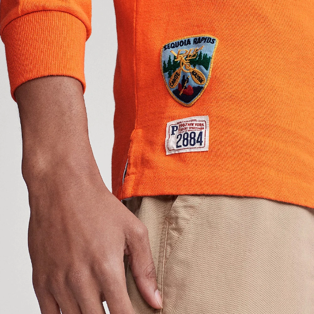 Поло рубашка Polo Ralph Lauren Standard с длинным рукавом, мужская, мультиколор, Цвет: многоцветный, Размер: XL | Китай.рф