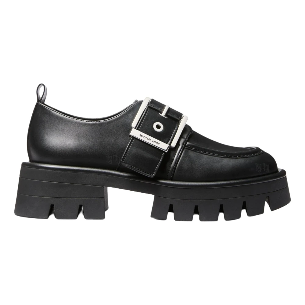 Лоферы MICHAEL KORS Colby женские из натуральной кожи, Цвет: черный, Издание: С оригинальной коробкой для обуви, Размер: 37 | Китай.рф