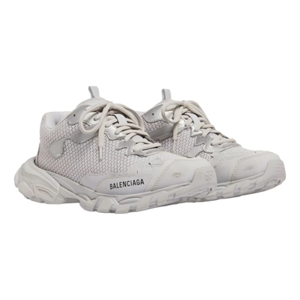 Кроссовки Balenciaga Track 3.0 женские серые, на шнуровке, Размер: 36 | Китай.рф