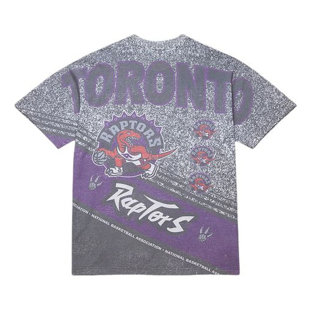 Футболка Mitchell & Ness x NBA Toronto Raptors Lifestyle SU25 — мужская и женская, Цвет: Торонто Рэпторс-мультиколор, Размер: S | Китай.рф