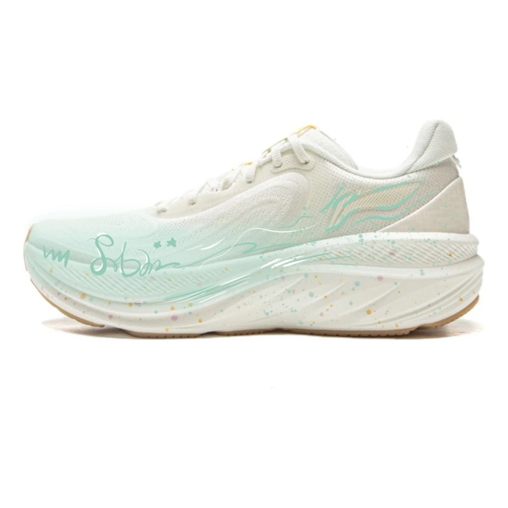 Кроссовки для бега Li Ning Leisurely V2 для женщин, бело-бирюзовые с градиентом, Цвет: бирюзовый, Размер: 35 | Китай.рф