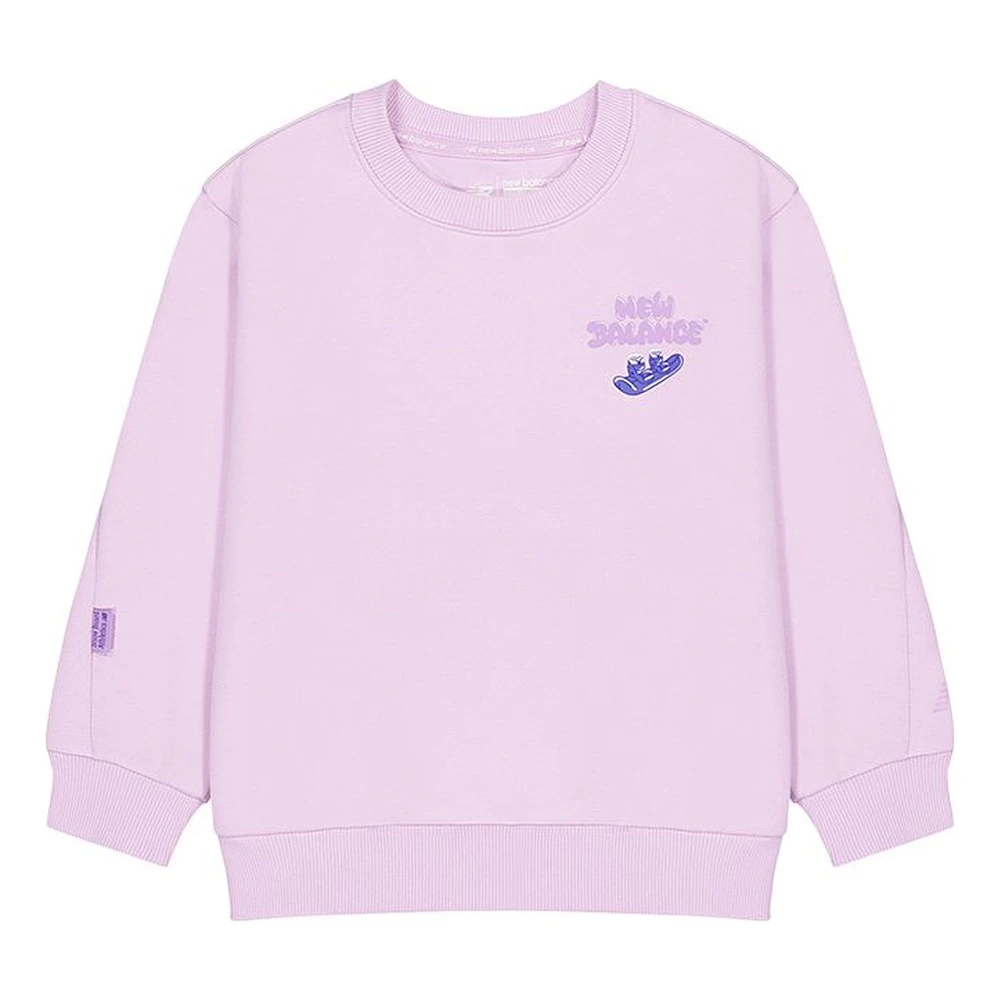 Толстовка New Balance Kids с капюшоном детская, Цвет: розовый, Размер: 120 | Китай.рф