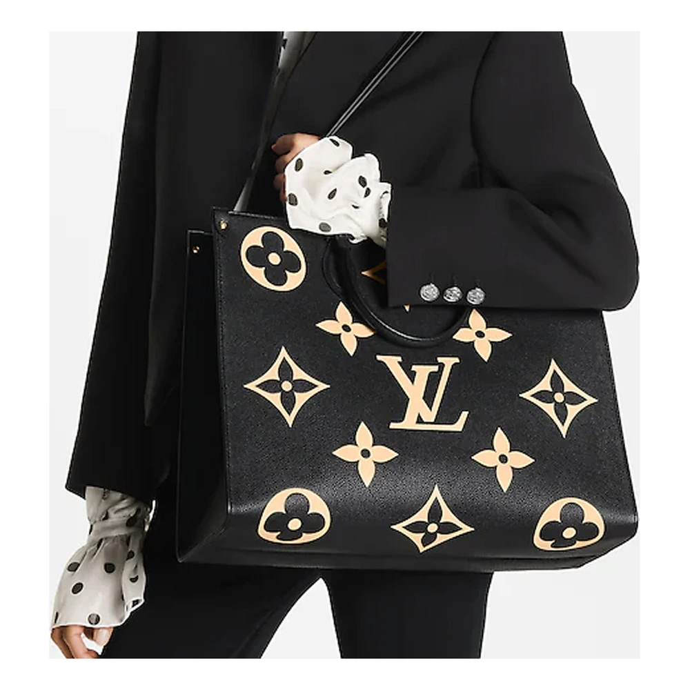 Сумка-тоут LOUIS VUITTON ONTHEGO GM из зерненой кожи, Упаковка: Подарочный набор (базовая упаковка + оригинальная коробка + оригинальная сумочка) | Китай.рф