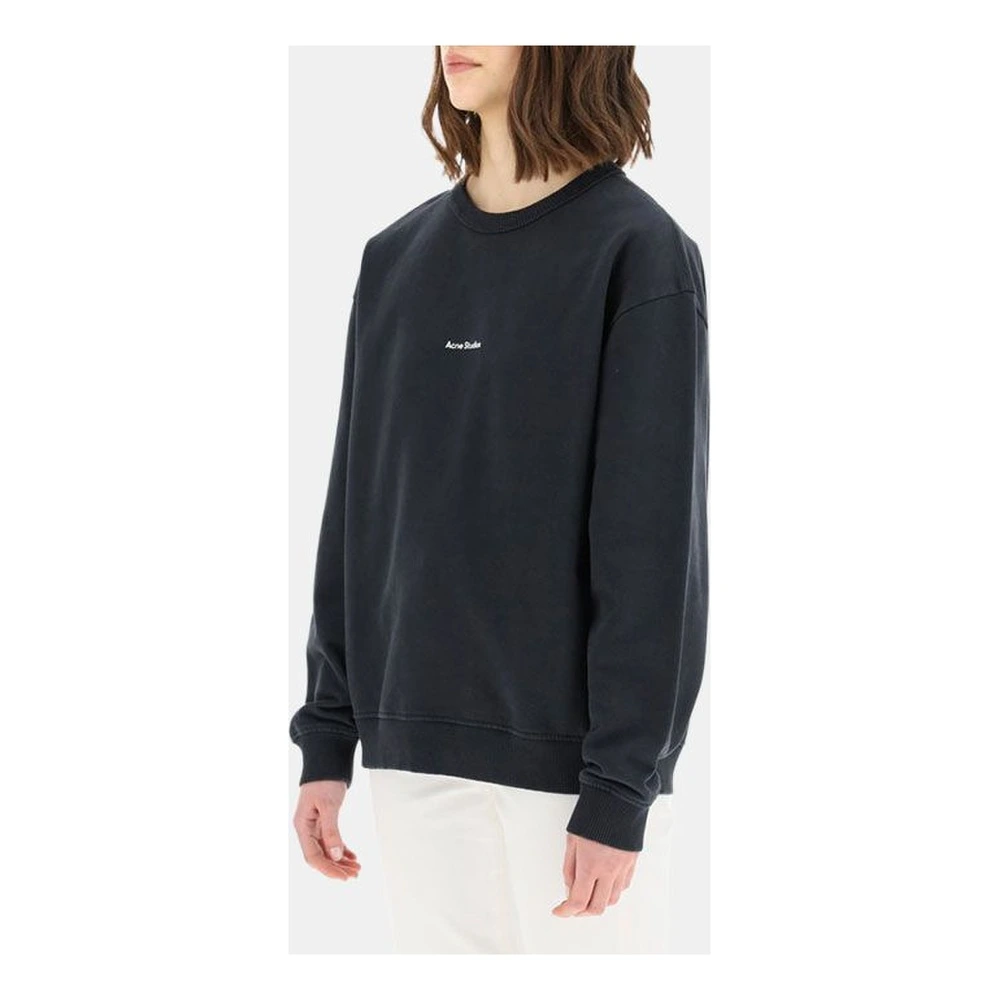 Толстовка Acne Studios с логотипом, мужская, черная, Цвет: черный, Размер: XS | Китай.рф