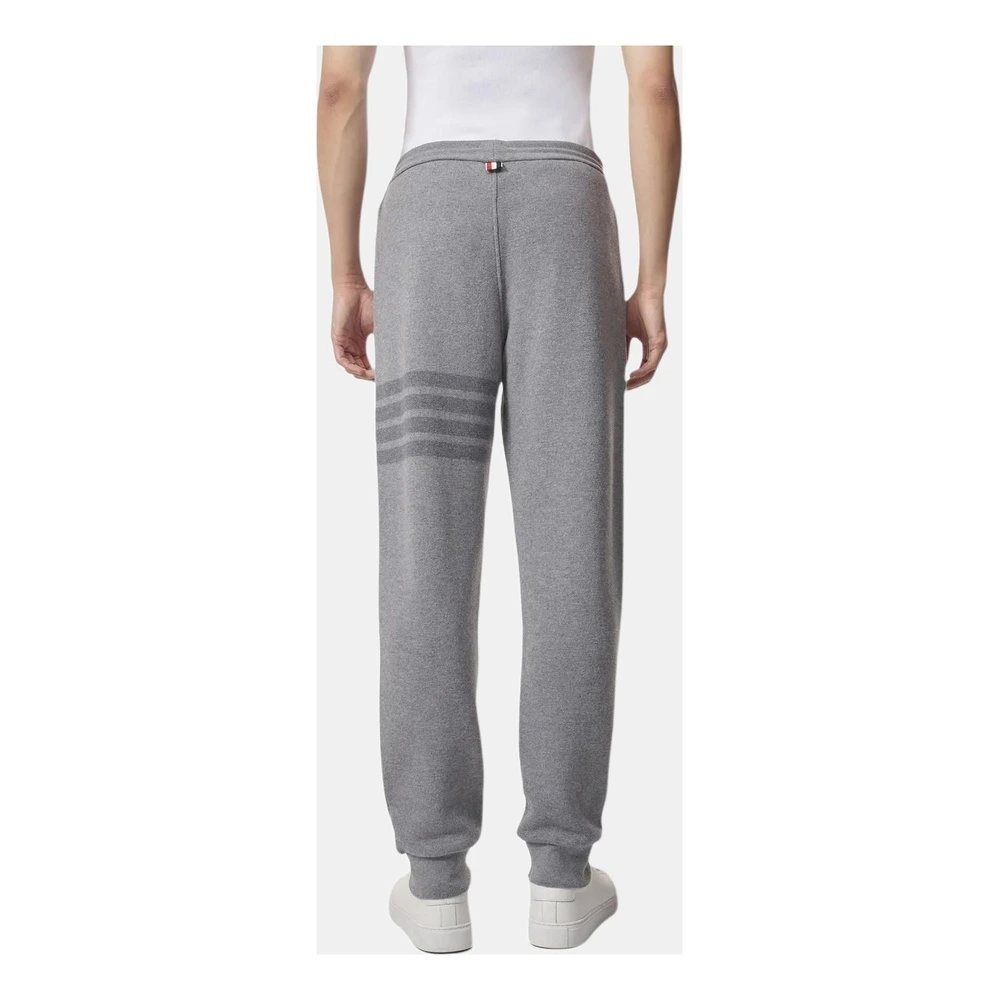 Трикотажные спортивные штаны Thom Browne Four Bar Drawstring, мужские, серые, Цвет: серый, Размер: 1 | Китай.рф