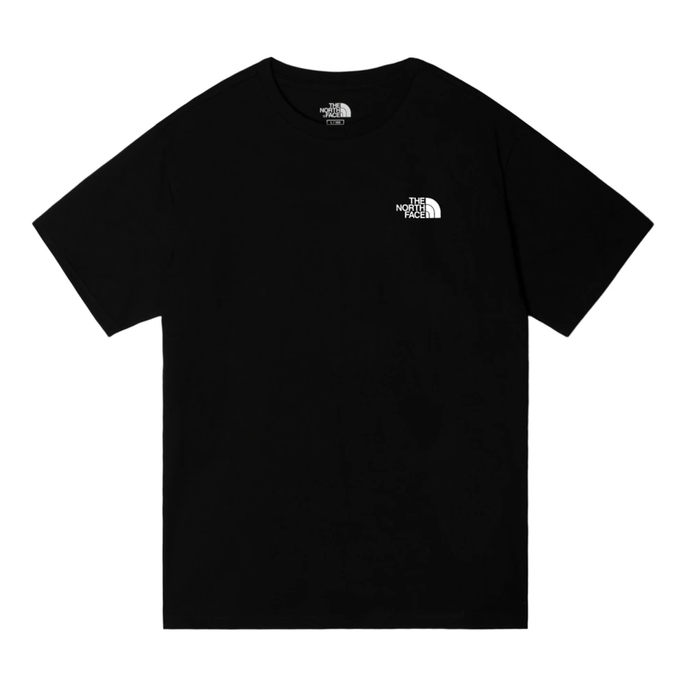 Футболка The North Face унисекс черная с круглым вырезом, Цвет: черный, Размер: 090/S | Китай.рф