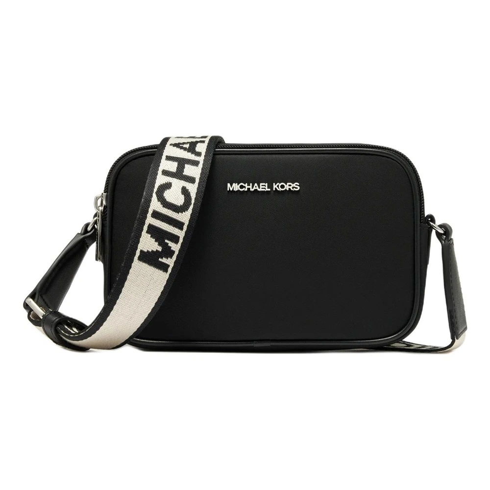 Сумка через плечо MICHAEL KORS Khai из ткани с металлической фурнитурой, малая, женская, чёрная, Упаковка: Базовая комплектация (сумка + пыльник) | Китай.рф