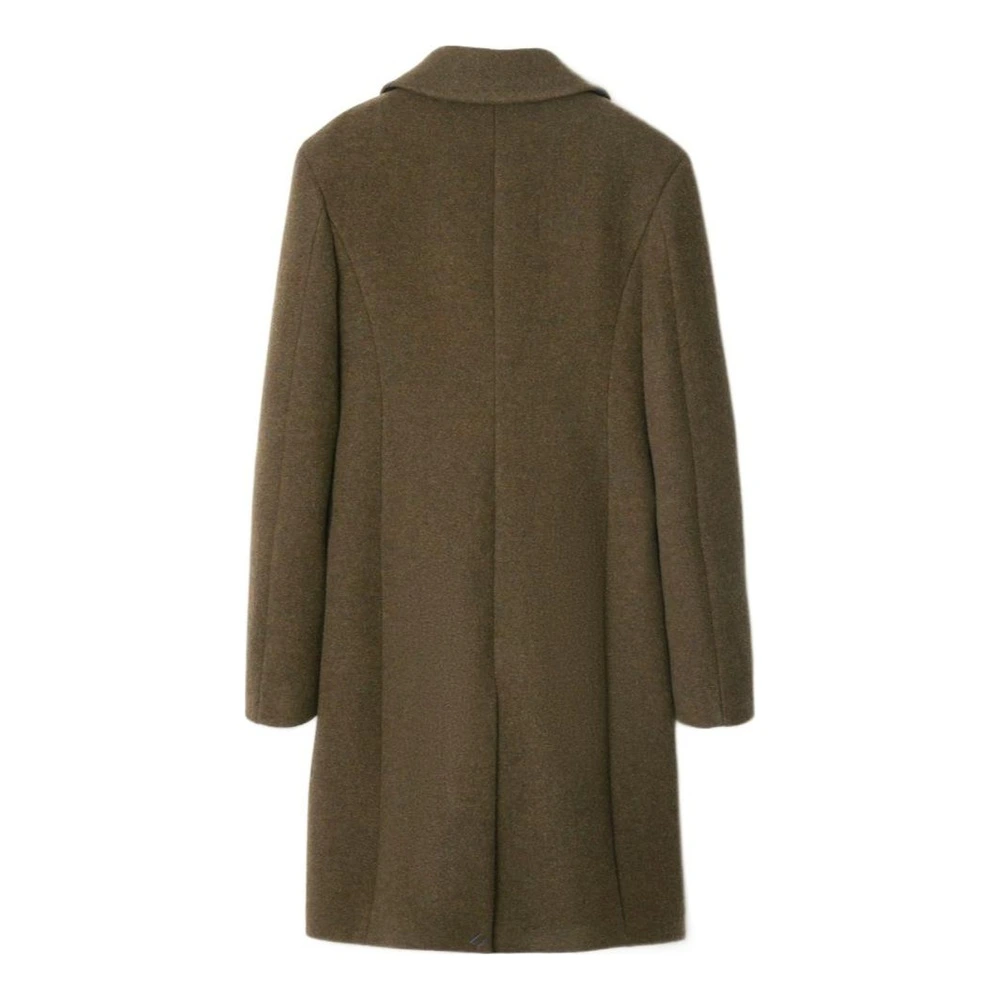 Пальто Burberry SS24 женское тёмно-коричневое, Цвет: темно-коричневый, Размер: 4 | Китай.рф