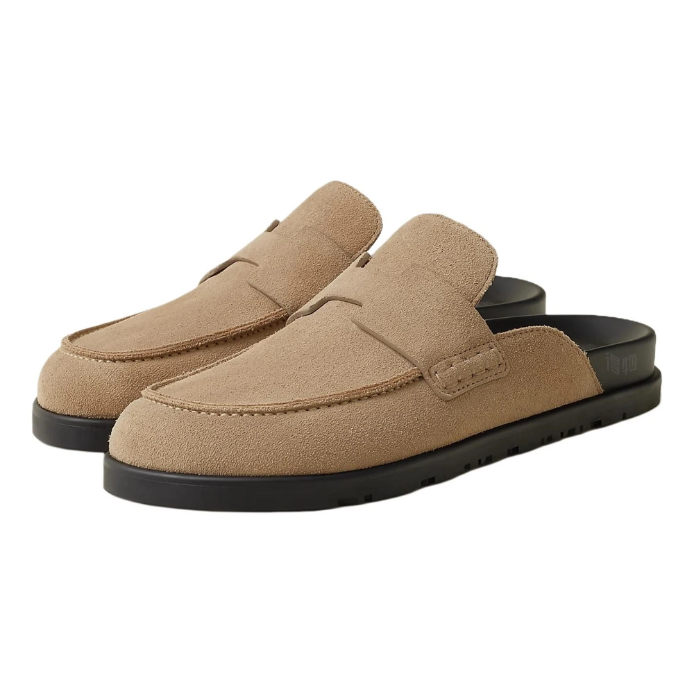 Закрытые тапочки HERMES Go Quiet Closed Toe Slippers Women's Camel, Размер: 36, Издание: С оригинальной коробкой для обуви | Китай.рф