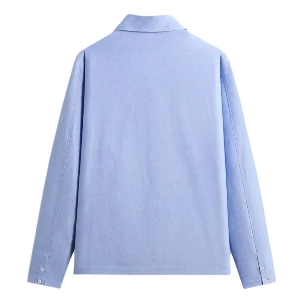 Рубашка KITH Shirts Men's Elegant Light Blue Lapel Moderate из Китая, Цвет: изысканный светло-синий, Размер: M | Китай.рф