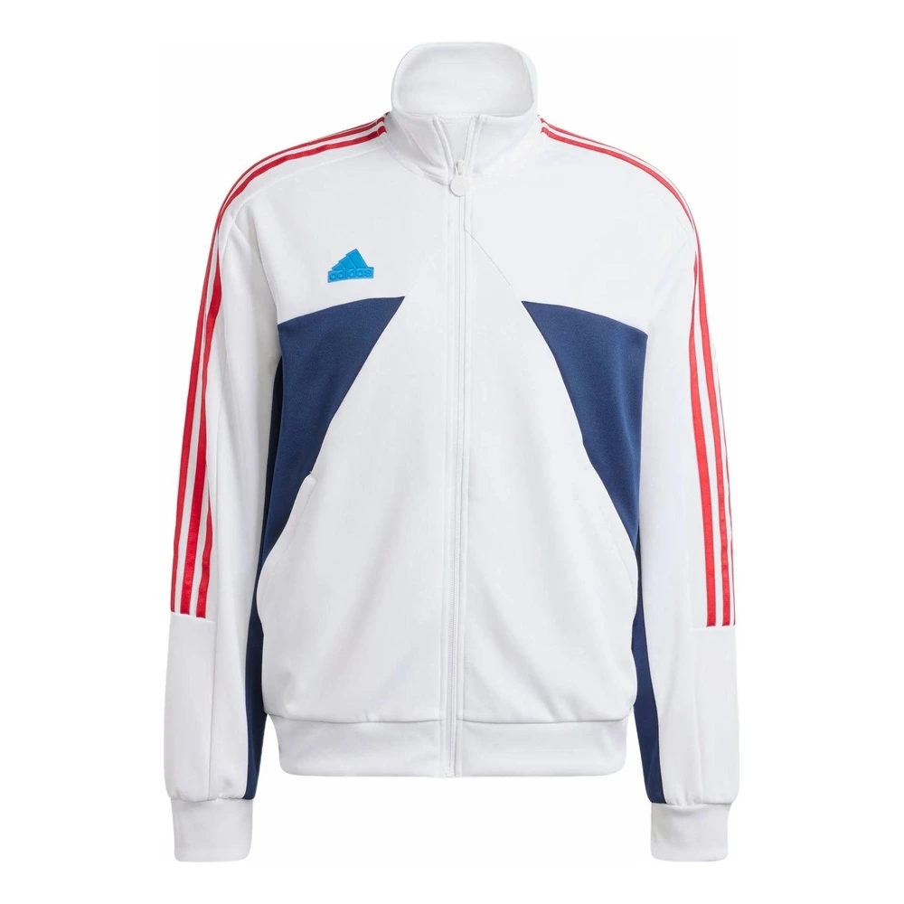 Куртка adidas TIRO NATIONS PACK House of с стоячим воротником мужская белая/бордовая/синяя/темно-синяя, Цвет: белый / преппи красный / чистый синий / коллежский тёмно-синий, Размер: L | Китай.рф