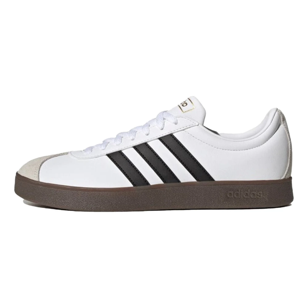 Кроссовки adidas VL Court 2.0 серебряные низкие кеды унисекс, Цвет: серебро, Размер: 35⅔ | Китай.рф