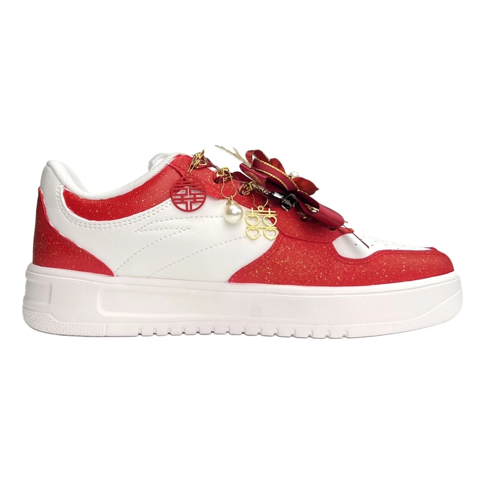 Кроссовки Anta Spring Summer Light Casual Seal Perfect Match Auspicious Dragon And Phoenix, Цвет: красный, Размер: 43 | Китай.рф