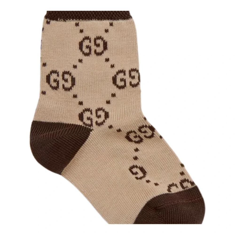 Детские носки Gucci GG с принтом, 1 пара, для малышей и детей, Цвет: коричневый, Размер: 2 | Китай.рф