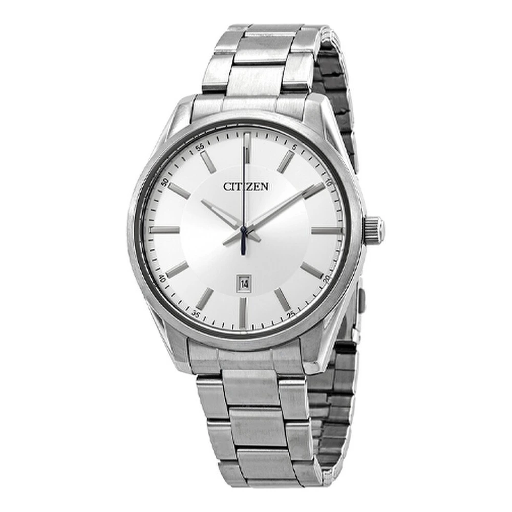 Часы Citizen 30m Water Resistant Quartz Movement Stainless Steel Strap мужские, белый циферблат, Модель: белый циферблат | Китай.рф