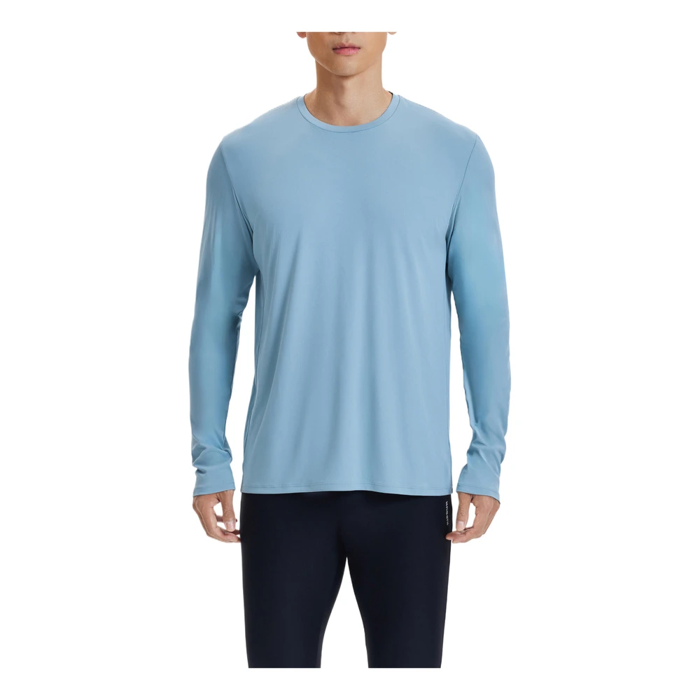 Футболка Decathlon 500 Collection мужская серая с синим, Цвет: серо-синий, Размер: S | Китай.рф