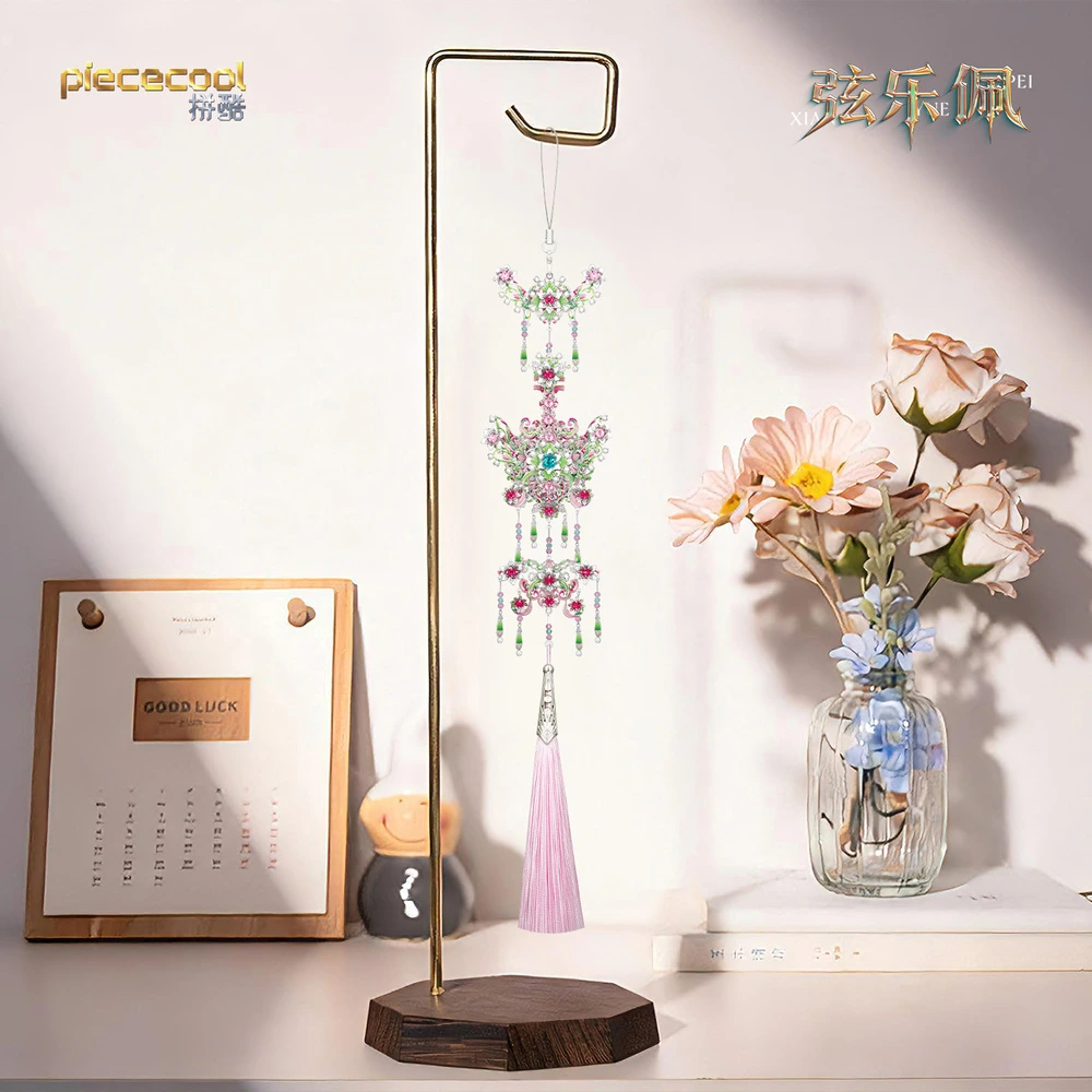 Металлический 3D-пазл Piececool Peach Blossom Red Jade — сборная модель ручной работы, Набор: Без инструментов, Название продукта: Персиковый | Китай.рф