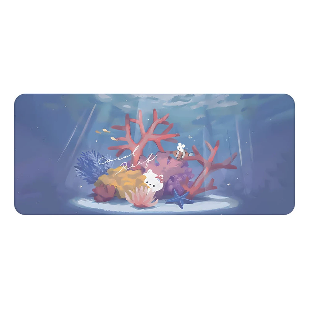 Коврик для мыши Tunamei с подводными котятами 2MM, Цвет: Морской котик, Размер: 300*600*2mm | Китай.рф
