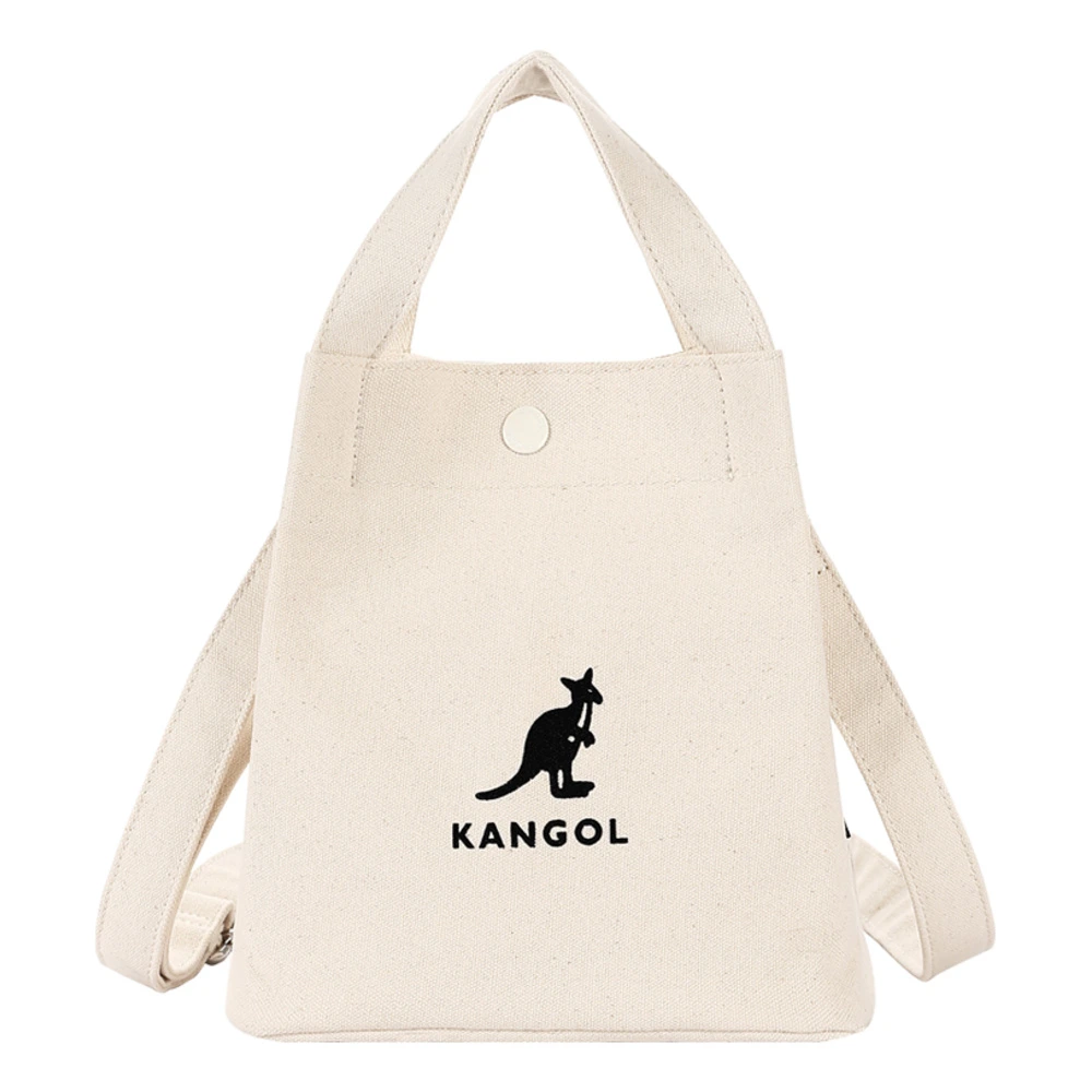 Сумка через плечо KANGOL холщовая женская бежево-черная, Упаковка: Кремовый (включая подарочную коробку) | Китай.рф