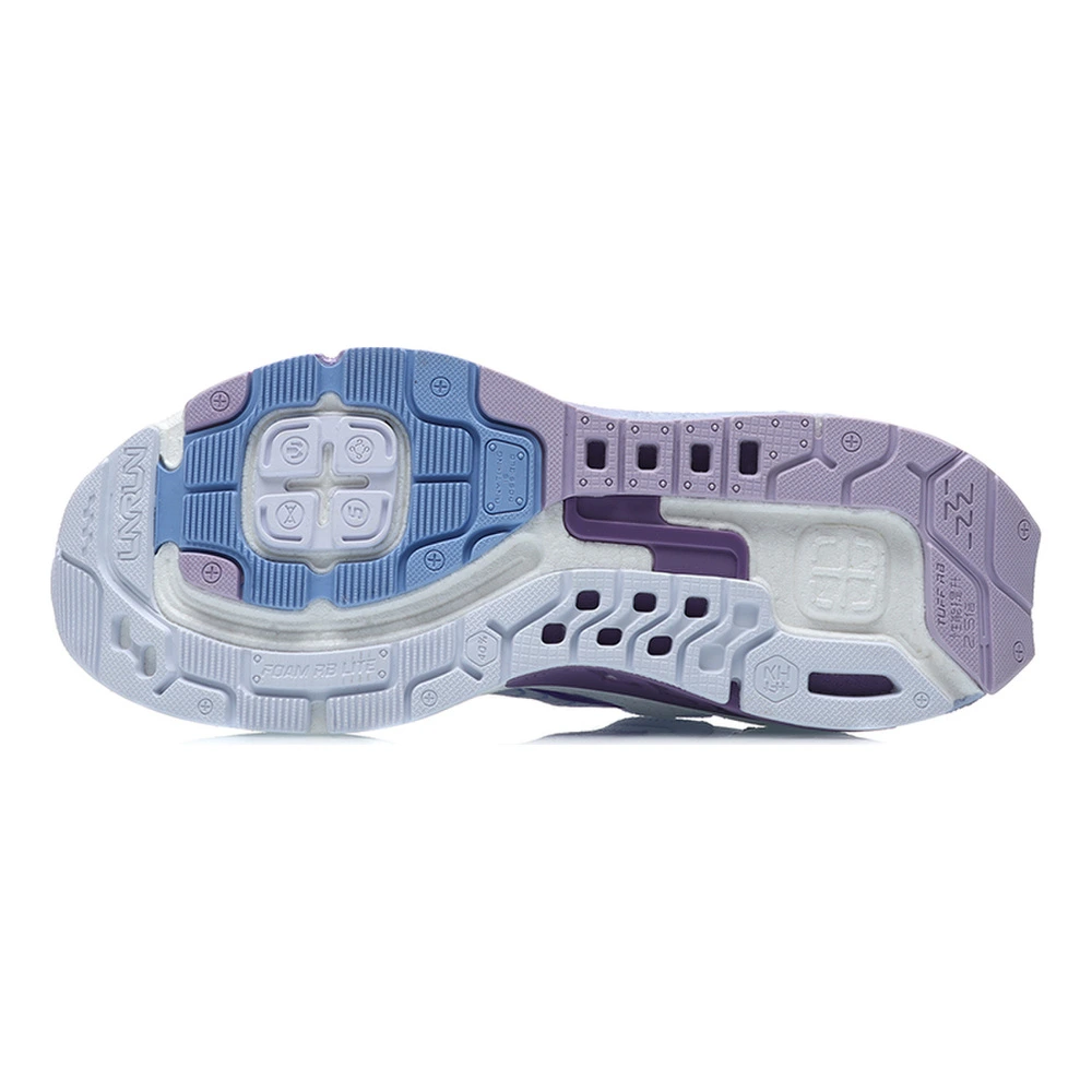 Кроссовки Li-Ning Lie Jun 5 поколение женские бело-фиолетовые, Размер: 35 | Китай.рф
