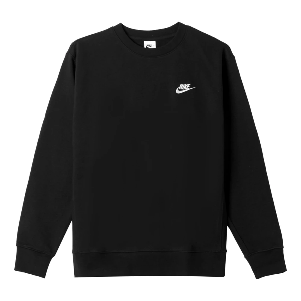 Толстовка Nike Sportswear для мужчин чёрная с круглым вырезом, прямой крой, Цвет: черный, Размер: S | Китай.рф