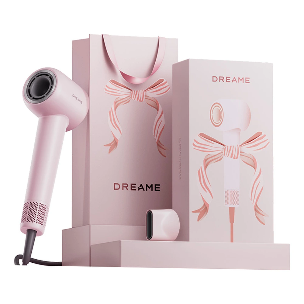 Высокоскоростной фен Dreame G10 Pro с постоянной температурой и антизапутывающим фильтром, Комплект: AHD11B розовый лимитированный подарочный набор | Китай.рф