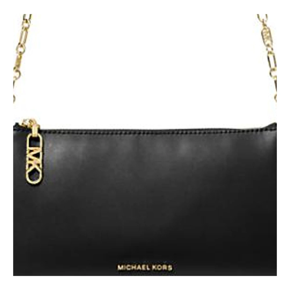 Женская кожаная сумка Michael Kors Empire среднего размера, чёрная, Упаковка: Базовая комплектация (сумка + пыльник) | Китай.рф