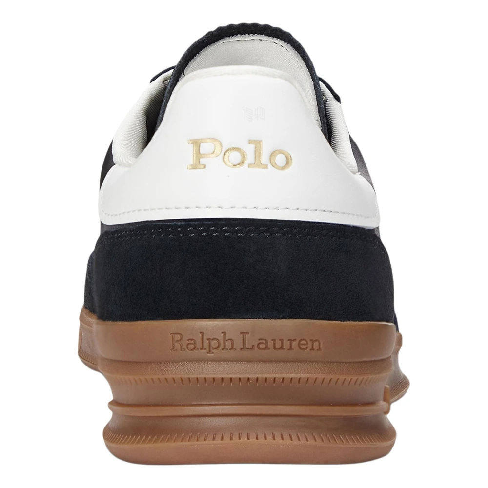 Кроссовки для скейтборда Polo Ralph Lauren Heritage Aera низкие мужские черные из кожи, Размер: 44 | Китай.рф