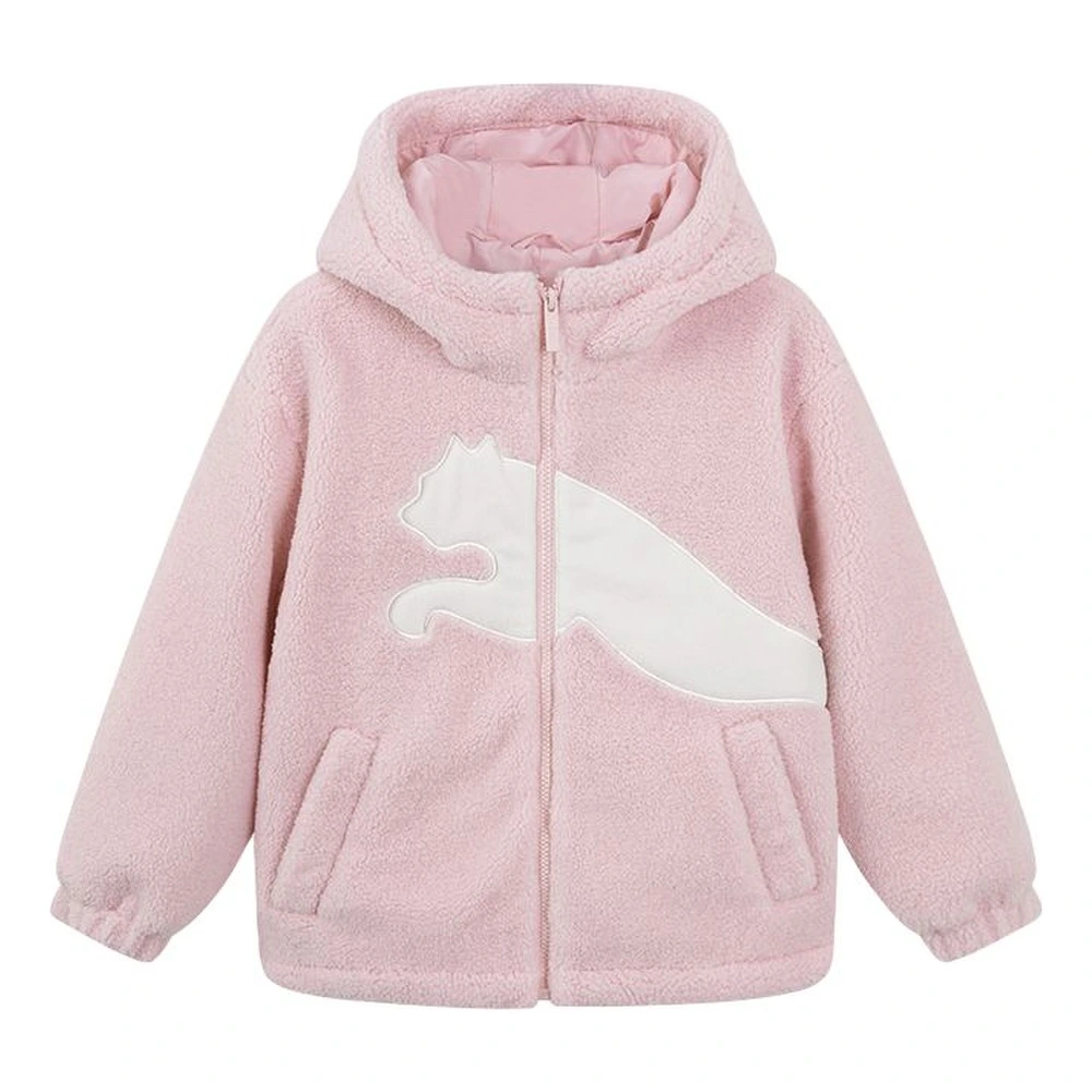 Худи детское PUMA Sportstyle Meow Series, тёплое с капюшоном, розовое, Размер: 110, Цвет: Мечтательно-розовый 60301 | Китай.рф