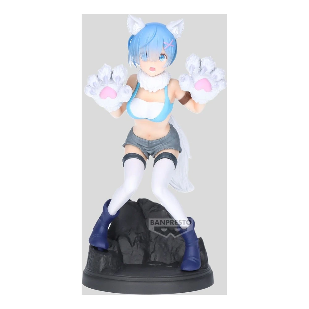 Фигурка Рем из аниме Re:Zero — Espresto Monster Motions, альтернативная версия, Banpresto, Название продукта: Другой цвет | Китай.рф