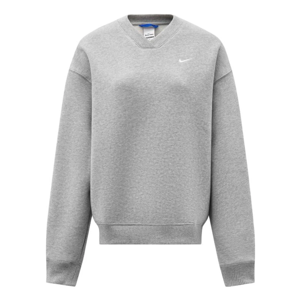 Свитшот Nike с V-образным вырезом женский, Цвет: серый, Размер: XS | Китай.рф