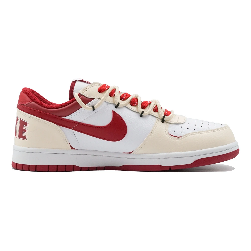 Кроссовки Nike Dunk низкие CNY год Лошади белые кастомные, Цвет: Удача у порога (в подарок сумка), Размер: 39 | Китай.рф