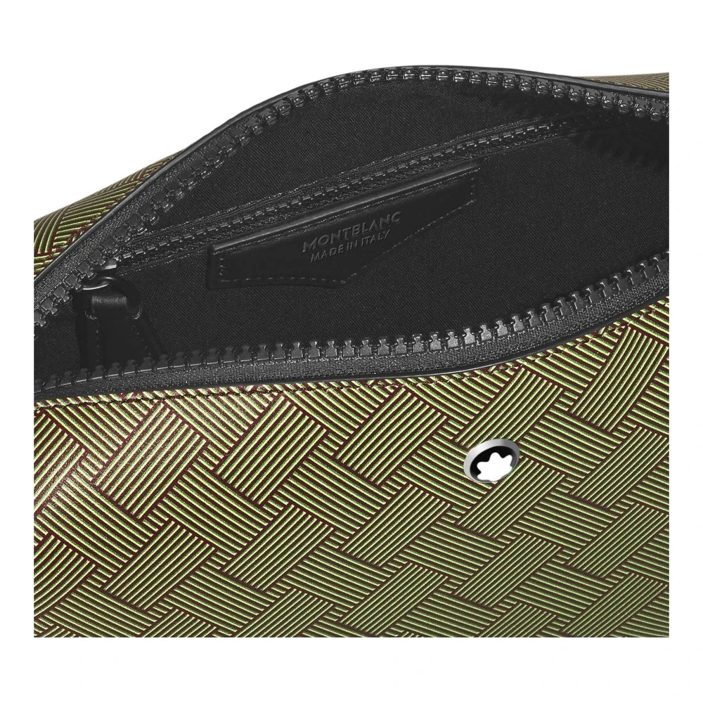Сумка через плечо Montblanc Stylish 3.0 из зернистой кожи, мини, мужская, лаймового цвета, Упаковка: Базовая комплектация (сумка + пыльник) | Китай.рф