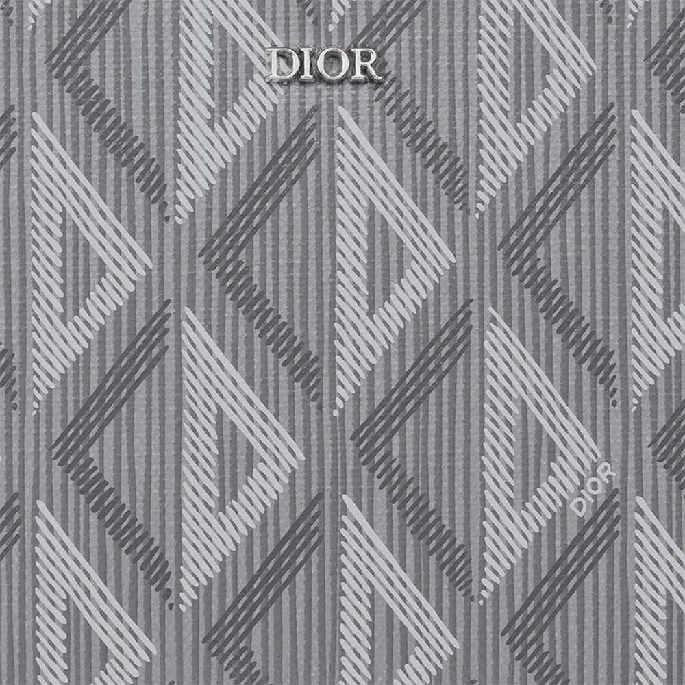 Сумка-мессенджер DIOR CD Diamond из комбинированных материалов, мужская, серая, Упаковка: Подарочная коробка (базовая комплектация + оригинальная коробка) | Китай.рф