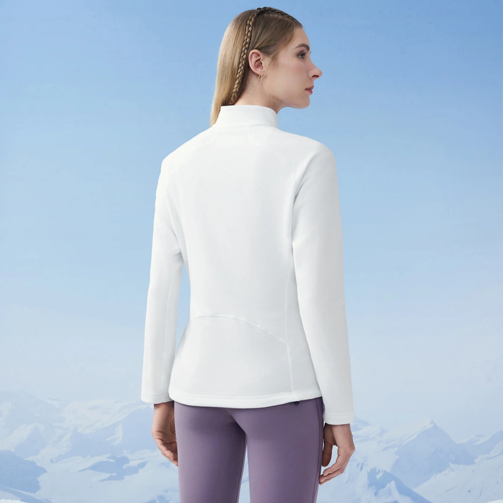 Спортивная куртка-верх DESCENTE Women's Ski с воротником-стойкой женская, Цвет: WT-белый, Размер: XL | Китай.рф