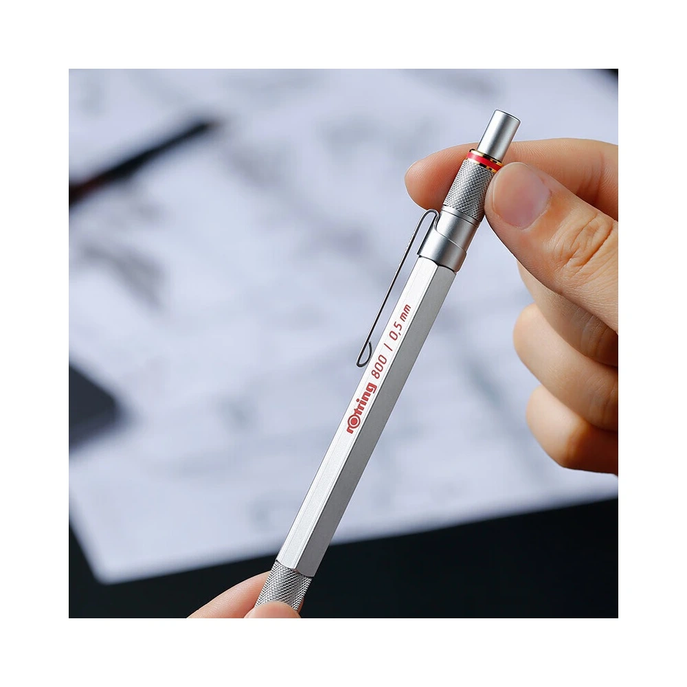 Rotring 800: Профессиональный механический карандаш для черчения, Характеристика: 0.5mm, Набор: черный | Китай.рф