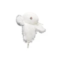 Moncler: Белая теплая шапка-ушанка для женщин, Цвет: Белый, Размер: S | Китай.рф